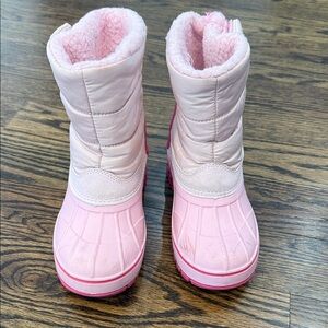 Girl 2T LL Bean Pink Waterproof Winter snow Boots - Pair 1